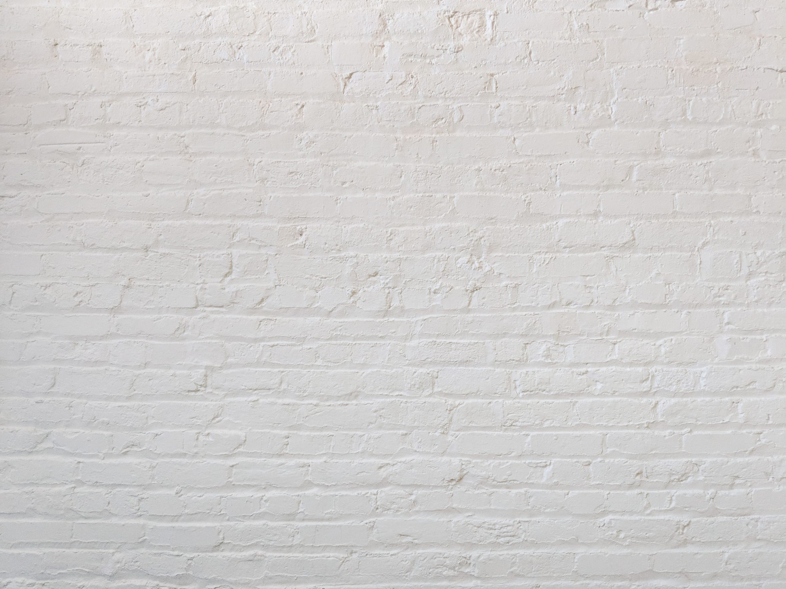 Whitewashed Brick Wall