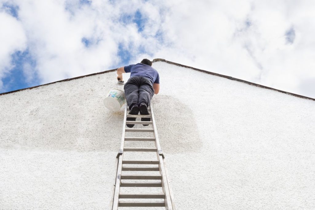 awc-painting-gable-end-of-house-with-ladder-after