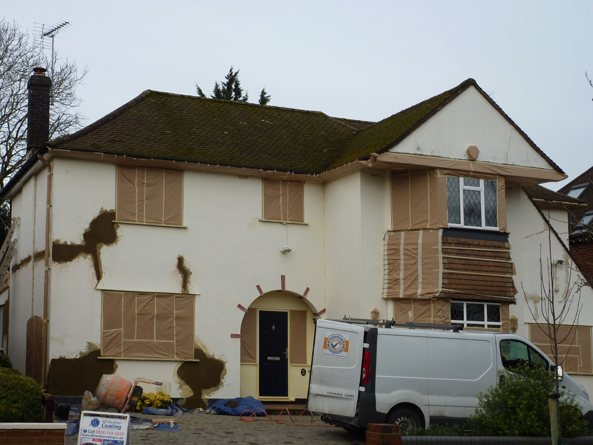 awc-weatherpoof-coating-pebbledash-render-repair-render-repair-before